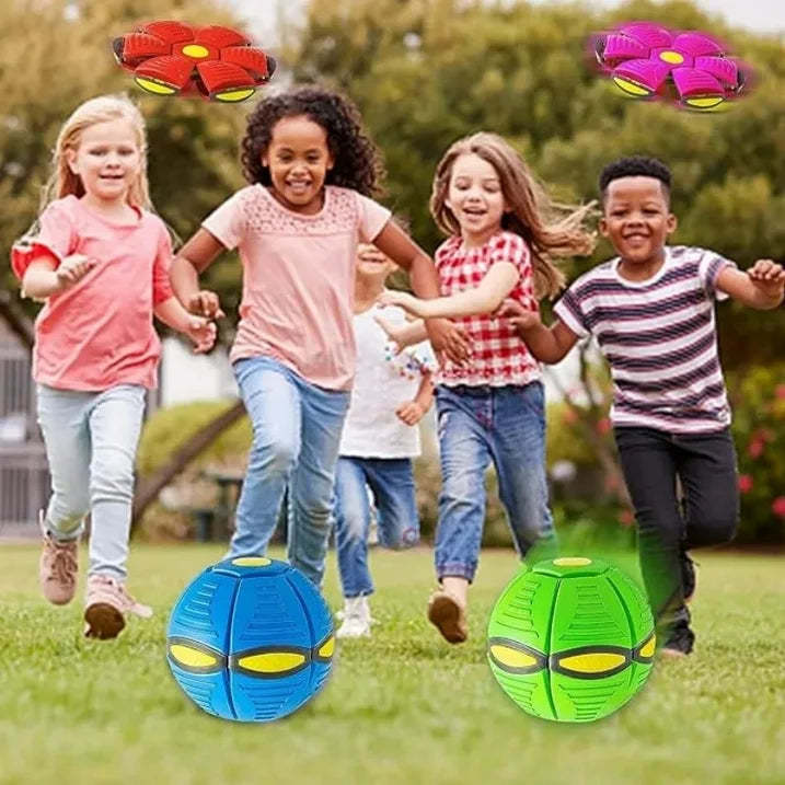 UFO Magic Shape-Shifting LED Flying Toy, Stress Relief Outdoor Fun Toy, Perfect Gift for Boys, Girls, and Kids
