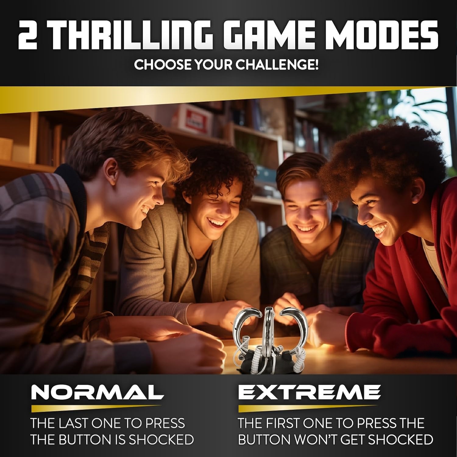 Lightning Reaction Game – Electric Shock Party Game for Teens & Adults