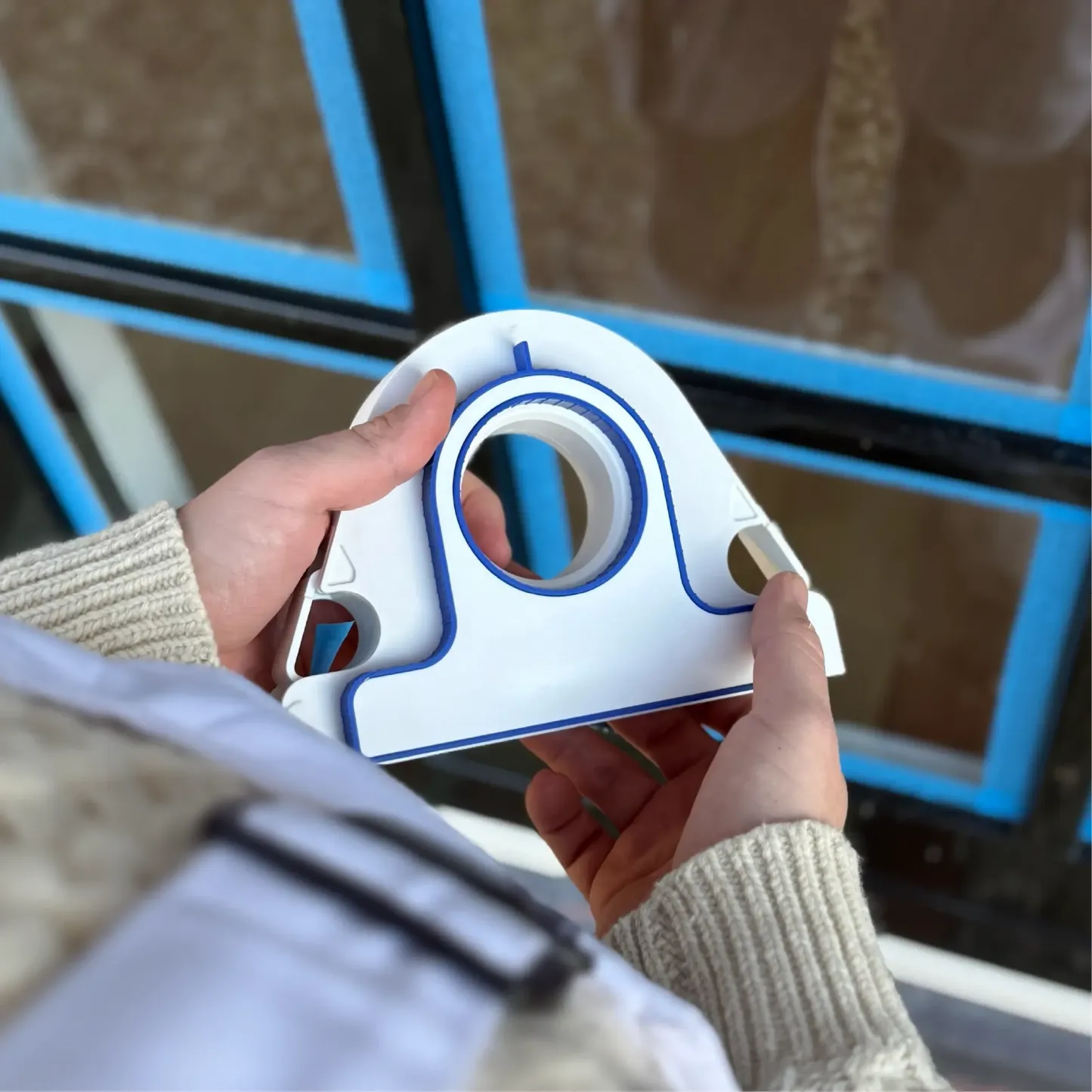 Paint Tape Applicator – 5× Faster Masking with Precision Control for Painting, Caulking & Trim Work！