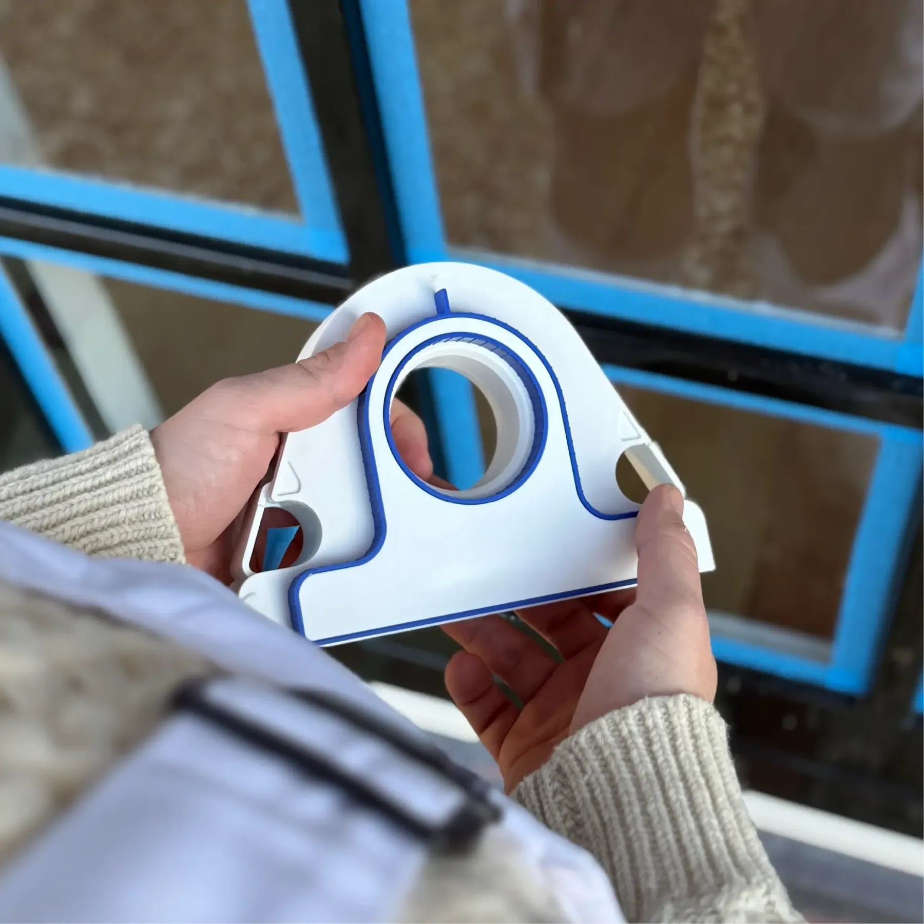 Paint Tape Applicator – 5× Faster Masking with Precision Control for Painting, Caulking & Trim Work！