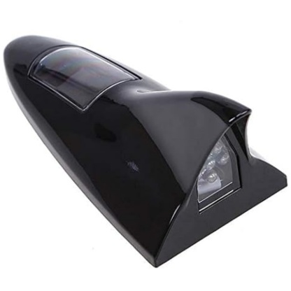 Solar-Powered LED Car Security Light - Shark Fin Antenna with Warning Flash