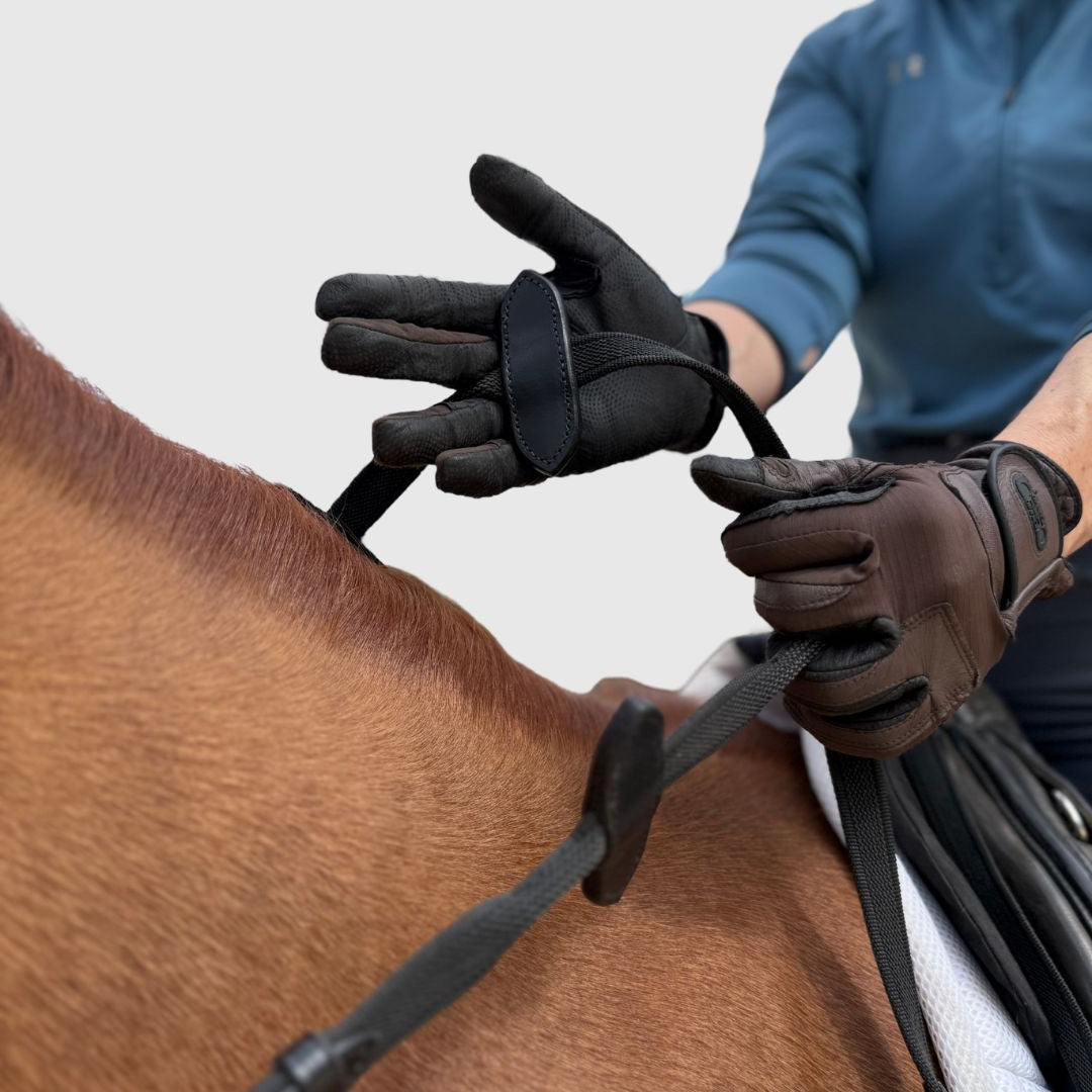 Equestrian Rein Stops – Adjustable Hand Position Training Tool