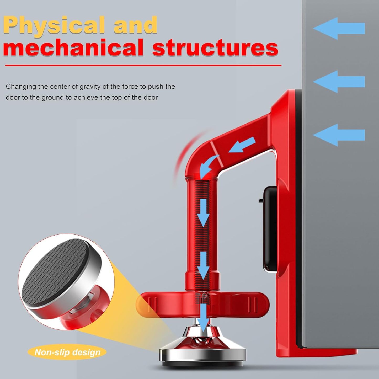 Portable Alarm Door Stopper – 80dB Vibration-Activated Security, Tool-Free Install, Travel-Ready