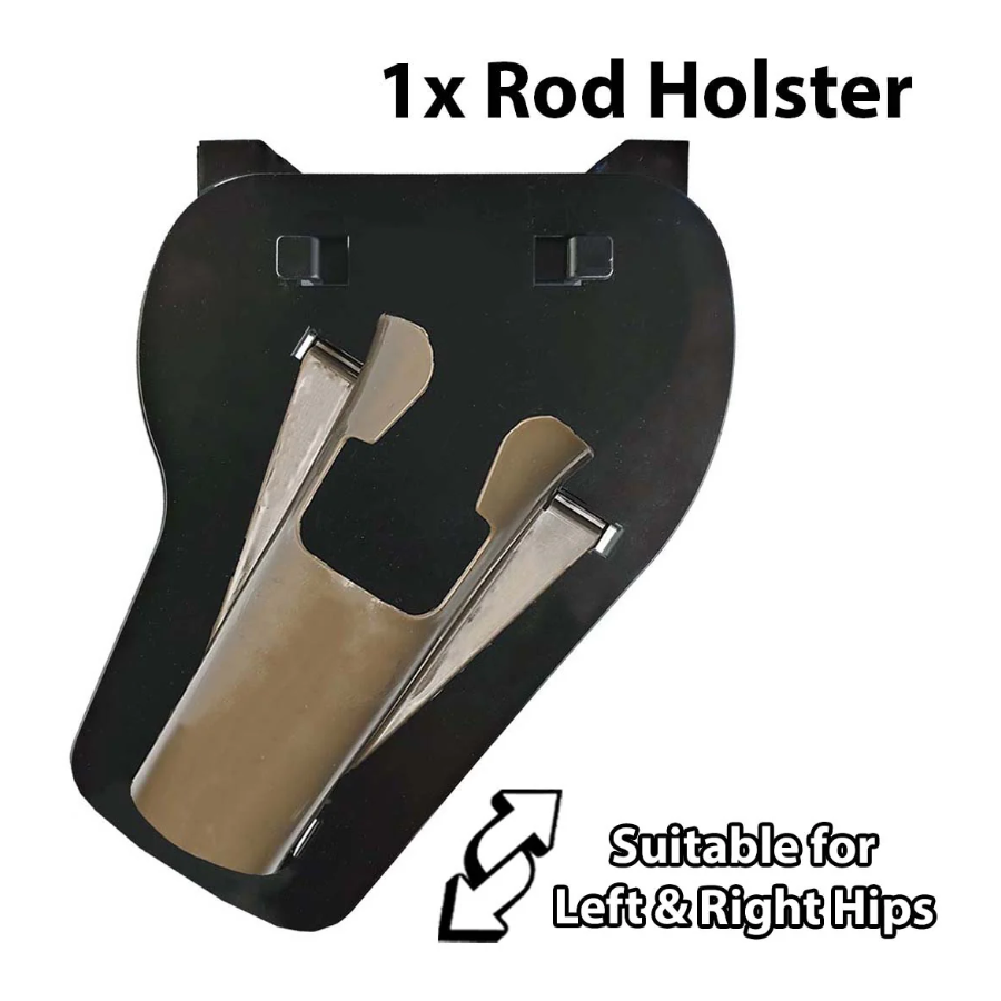 Fishing rod waist insert