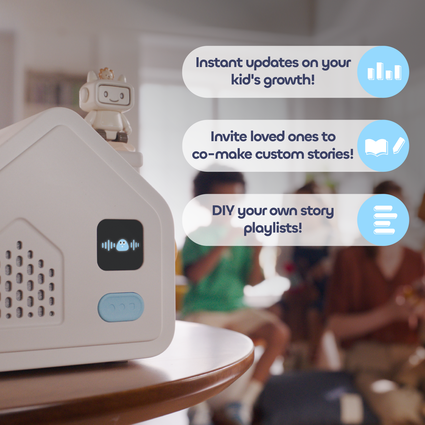 Children's Storytelling Device with Interactive AI Conversations