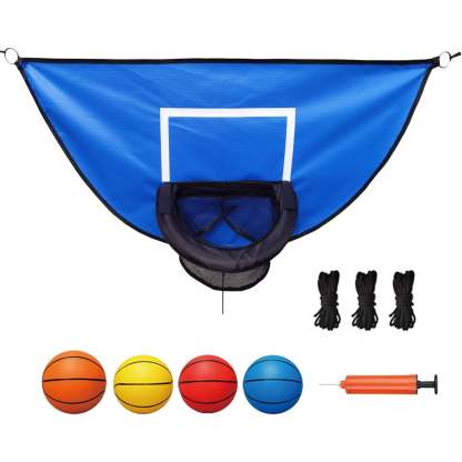 Trampoline Basketball Hoop Set