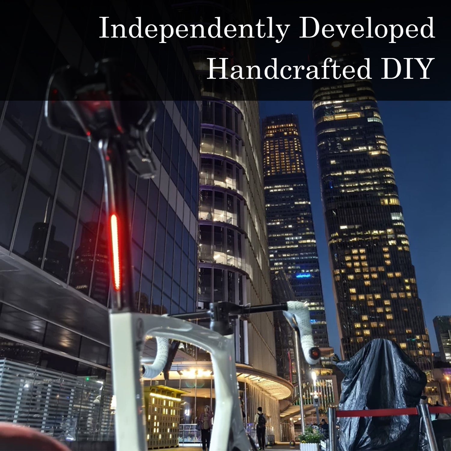 Road Bike Seatpost Tail Light – Long Battery Life, Waterproof & Rechargeable