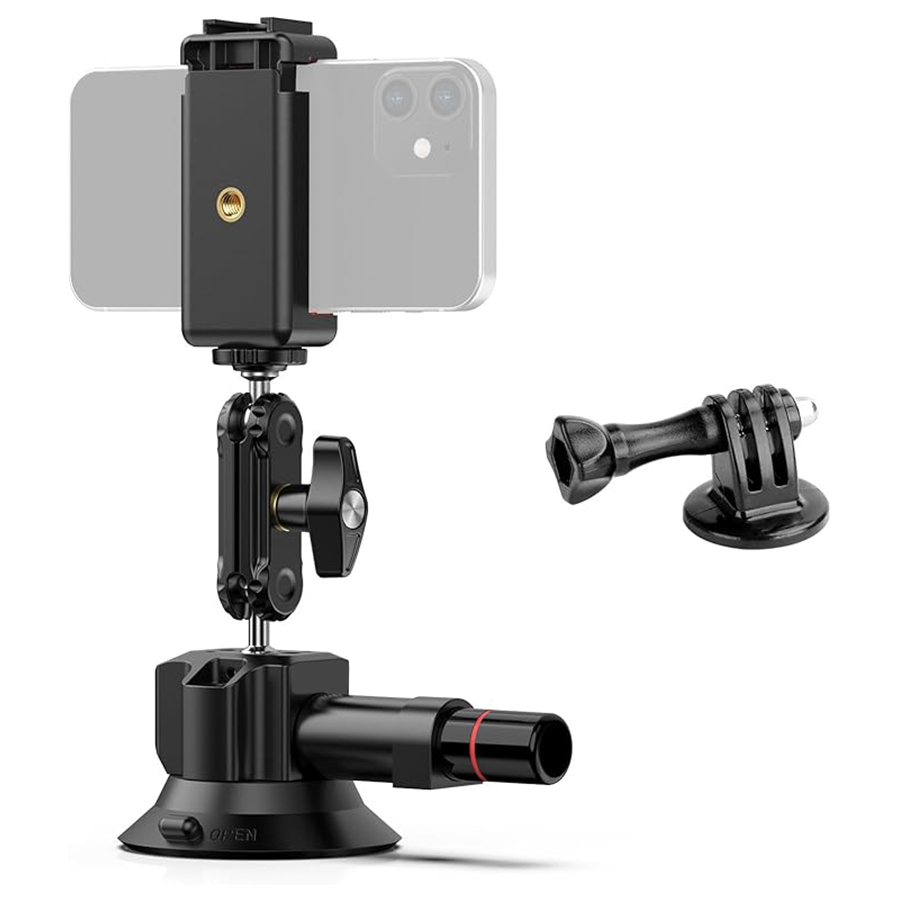 SC-02 Suction Cup Mount 4.5 inch, Magic Arm Mount, Suitable for DSLR Cameras
