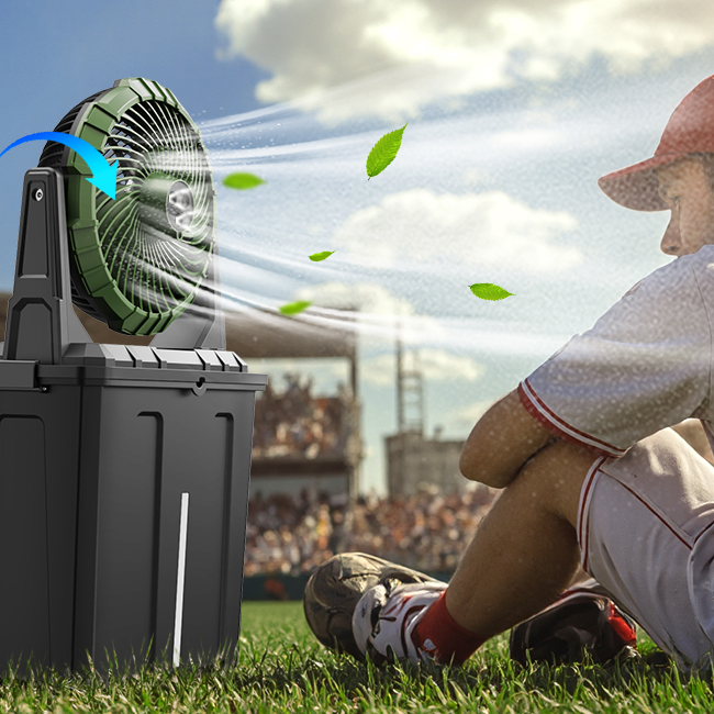 Misting Fan – 9L Outdoor Cooling Fan | 20000mAh Rechargeable