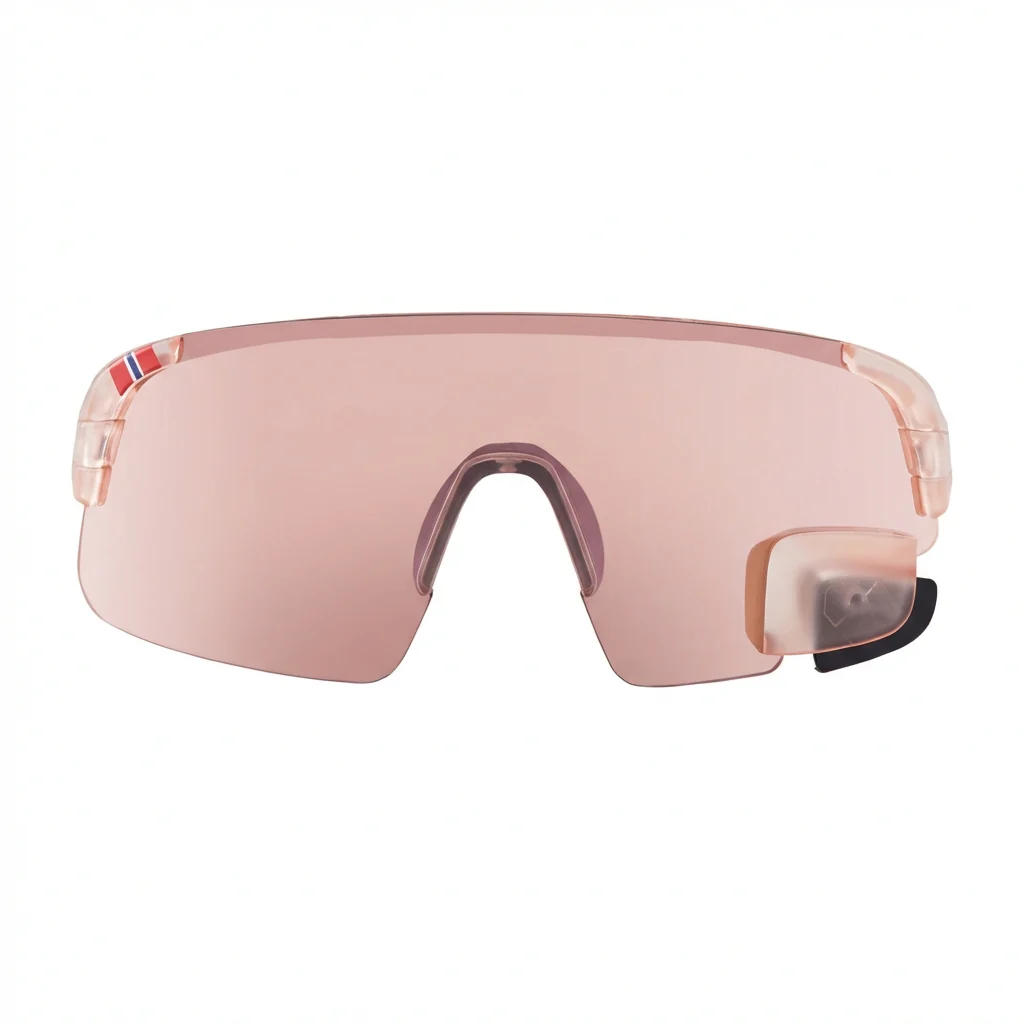 Wraparound Cycling Glasses with Rear Mirror