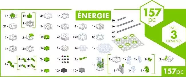 Interactive Marble Run Energy Building Set for STEM Learning