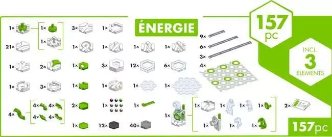 Interactive Marble Run Energy Building Set for STEM Learning