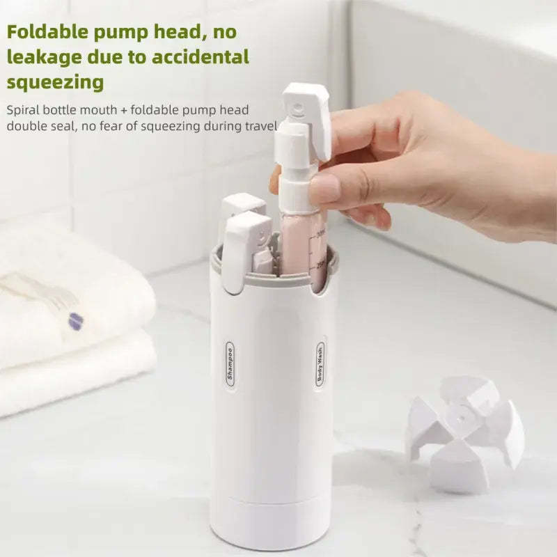 2-Pack 4-in-1 Portable Liquid Dispensing Bottles