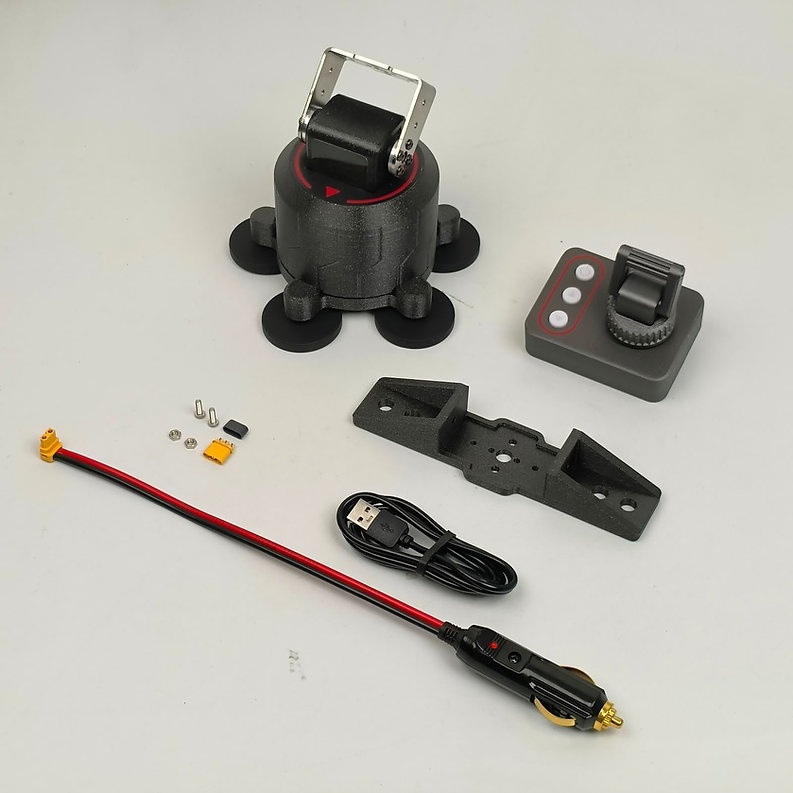 Wireless Gimbal Mount and Controller Kit for Outdoor Equipment