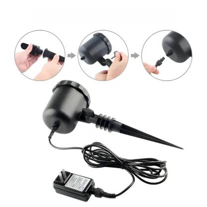 High-Power 3D Christmas Laser Projector - Outdoor Holiday Light Display