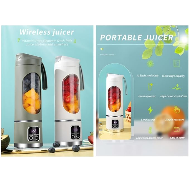 USB-C Portable Blender - Personal Smoothie Maker for Shakes, Ice & On-the-Go Drinks 