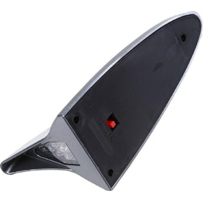 Solar-Powered LED Car Security Light - Shark Fin Antenna with Warning Flash