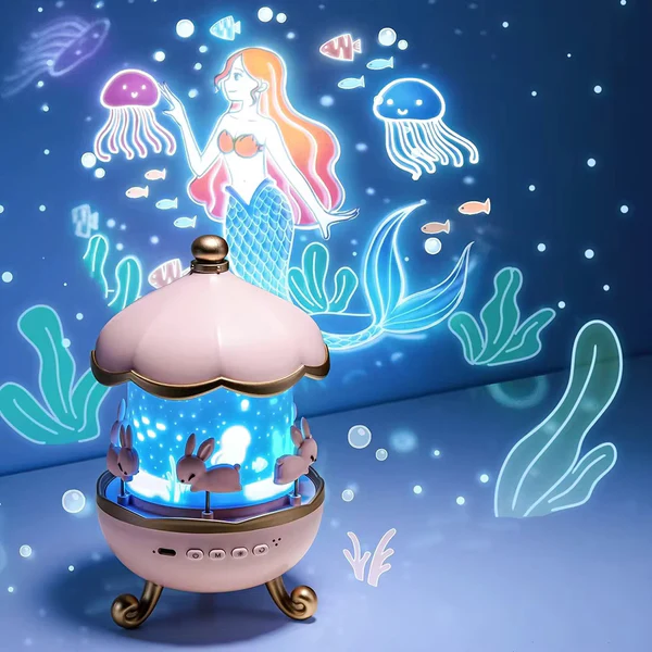 Baby Night Light Projector with White Noise & Starlight Show