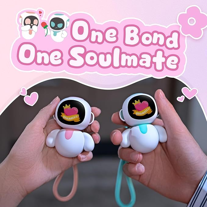 Mini AI Charm Robot – Wearable Electronic Pendant Toy for Couples & Friends