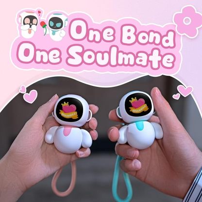 Mini AI Charm Robot – Wearable Electronic Pendant Toy for Couples & Friends