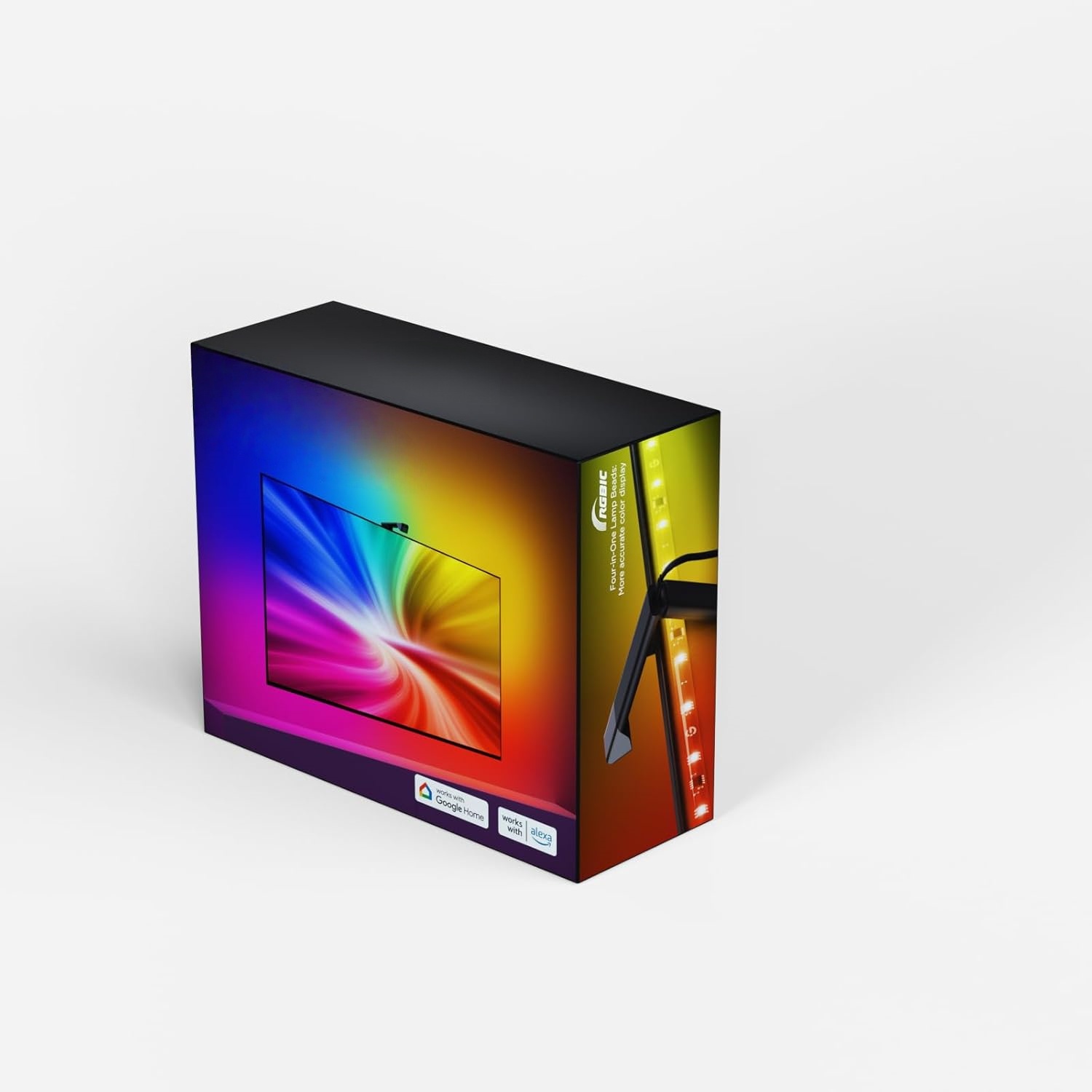 Immersive TV LED Backlight with Real-Time Color Sync for Movies & Gaming