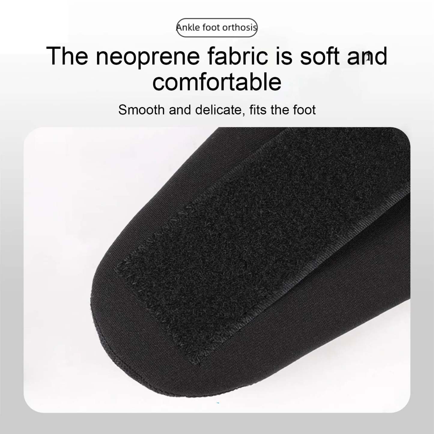 Nighttime foot drop orthosis