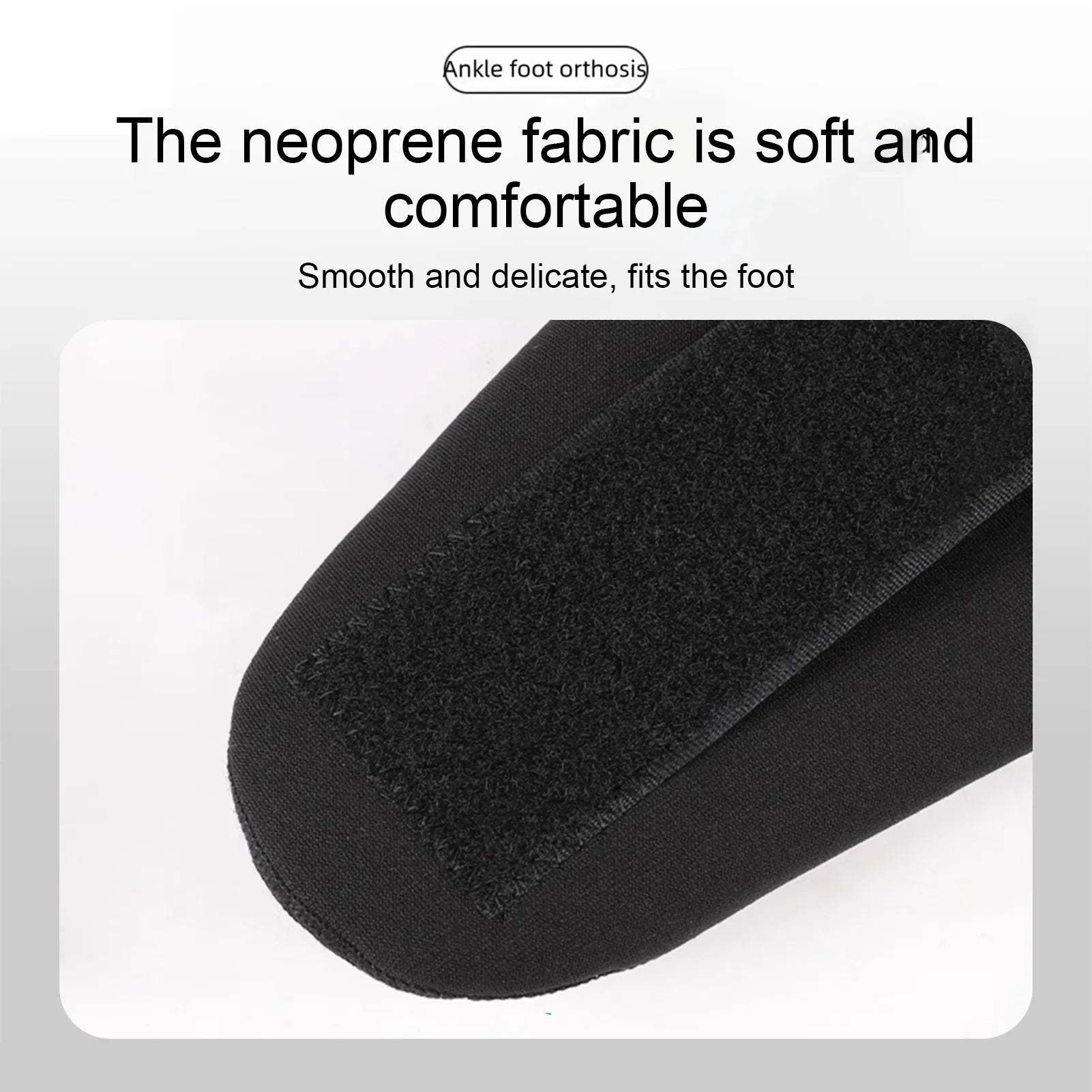 Nighttime foot drop orthosis