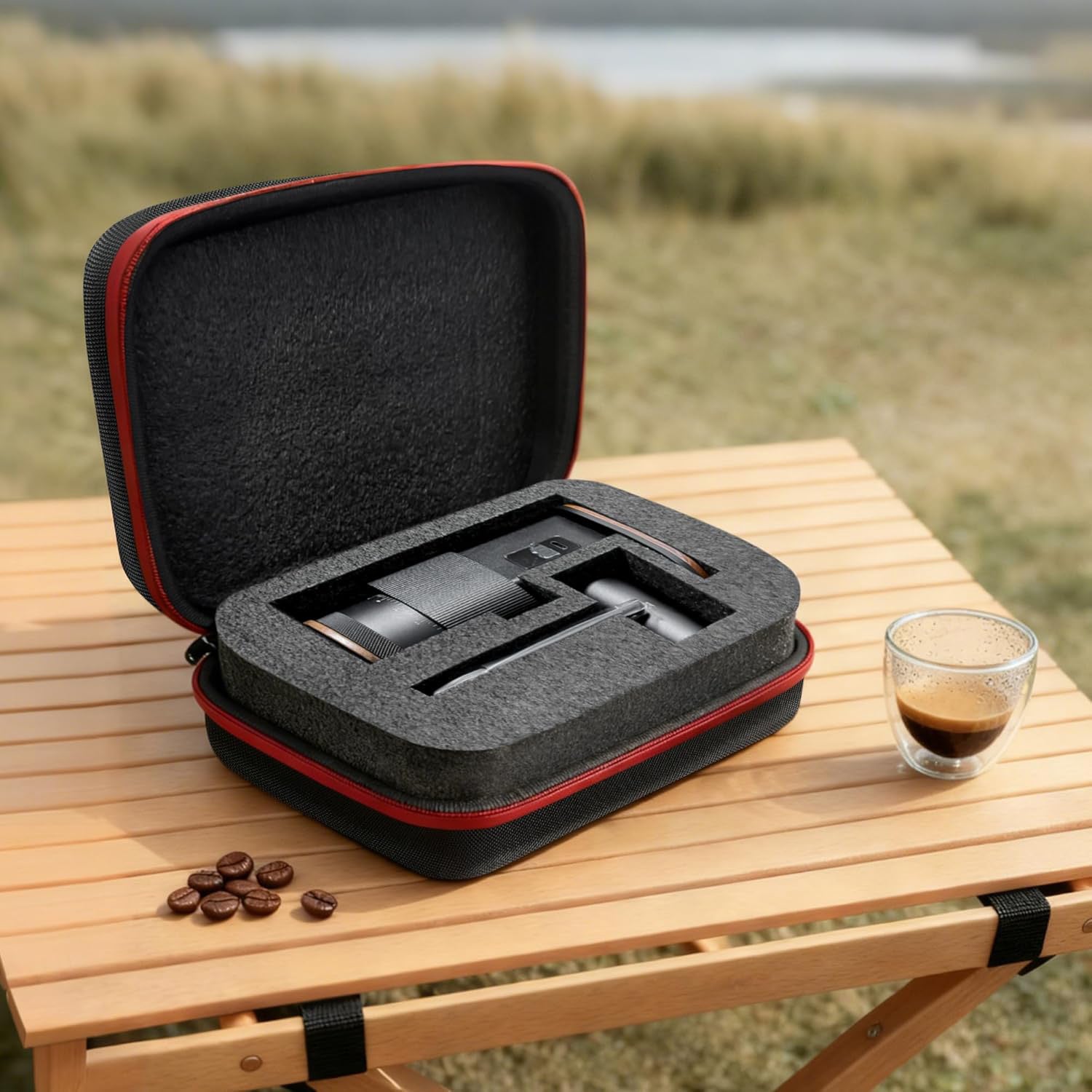 Portable electric coffee grinder