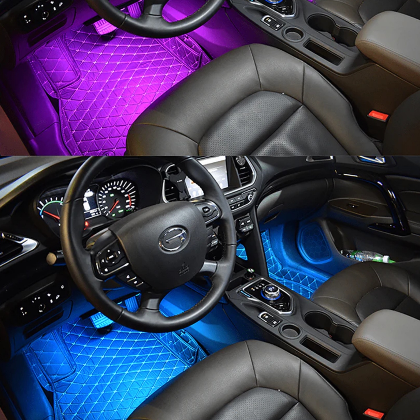Interior Car Footwell Lights – RGB LED Ambient Lighting Kit