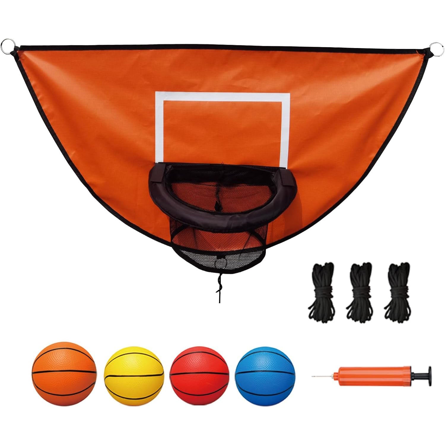 Trampoline Basketball Hoop Set