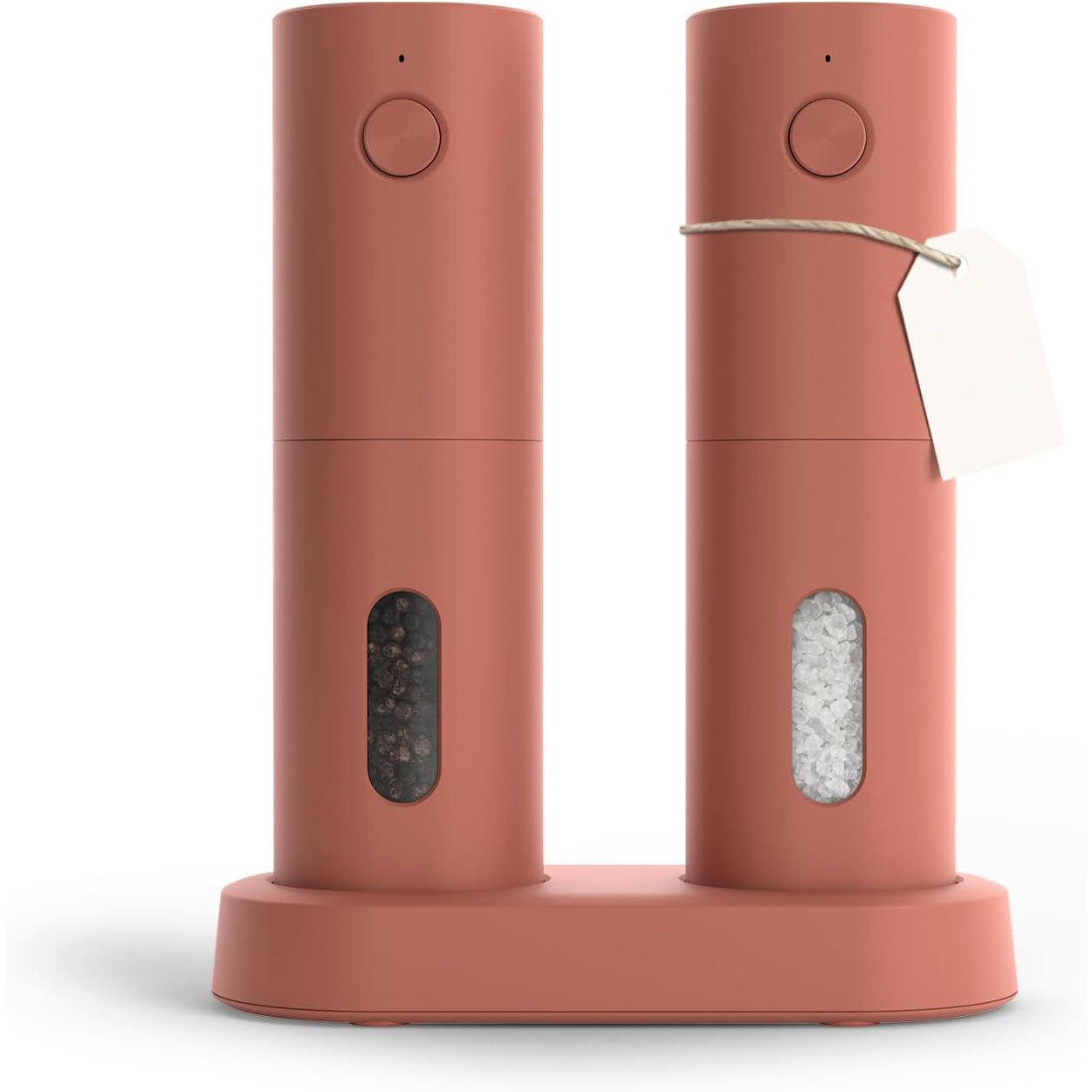 Electric Salt and Pepper Grinder Set – USB Rechargeable Automatic Spice Mills with LED Light & Adjustable Coarseness