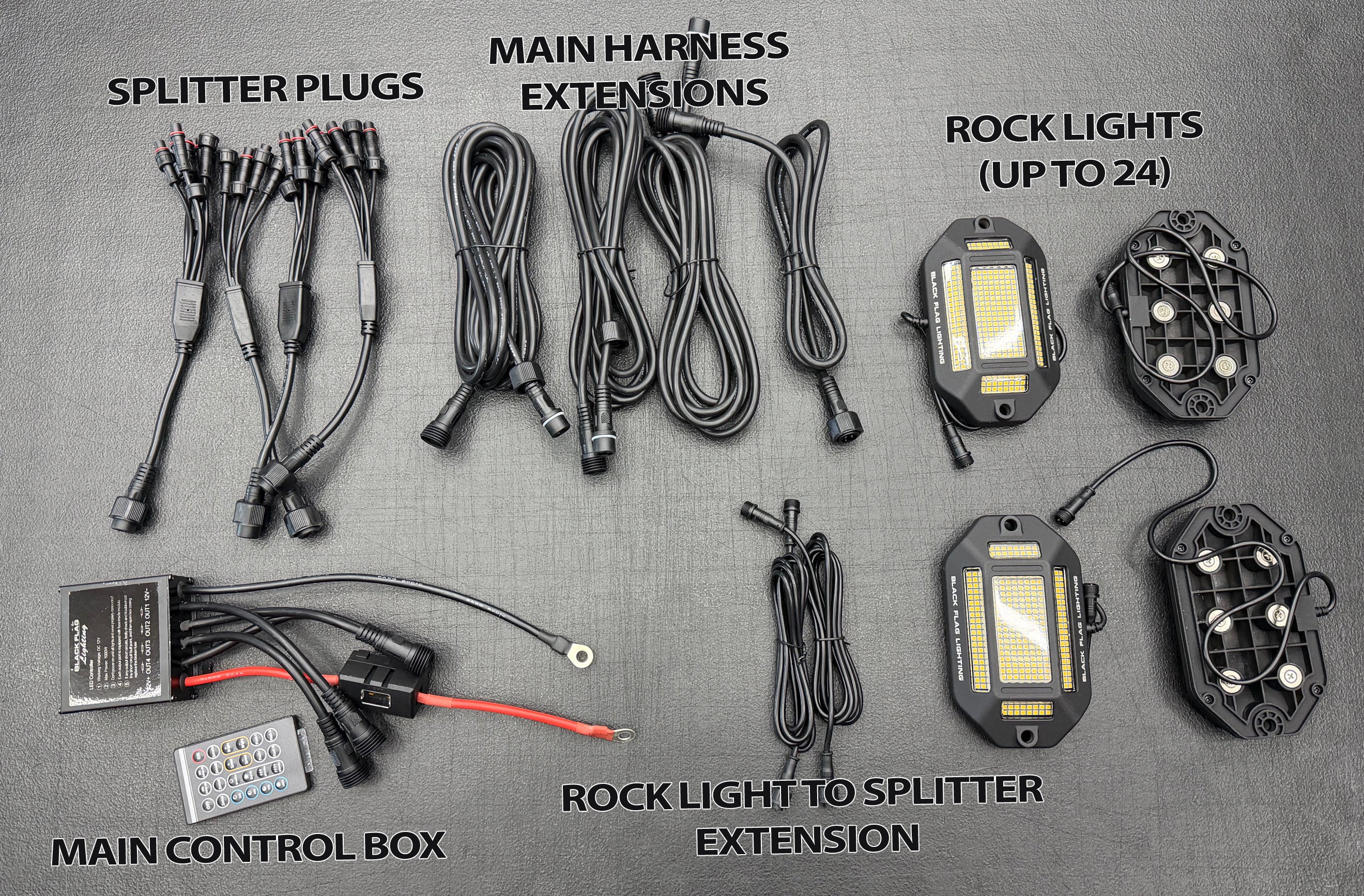 Magnetic LED Underglow Light Kit——Multi-Angle Vehicle Underglow Lighting System