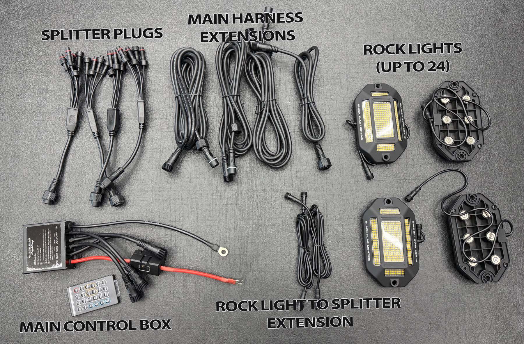 Magnetic LED Underglow Light Kit——Multi-Angle Vehicle Underglow Lighting System