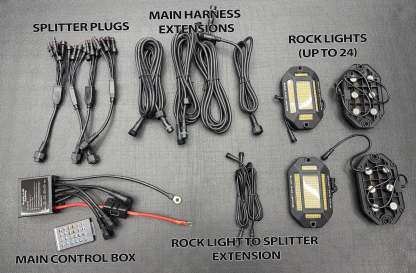 Magnetic LED Underglow Light Kit——Multi-Angle Vehicle Underglow Lighting System
