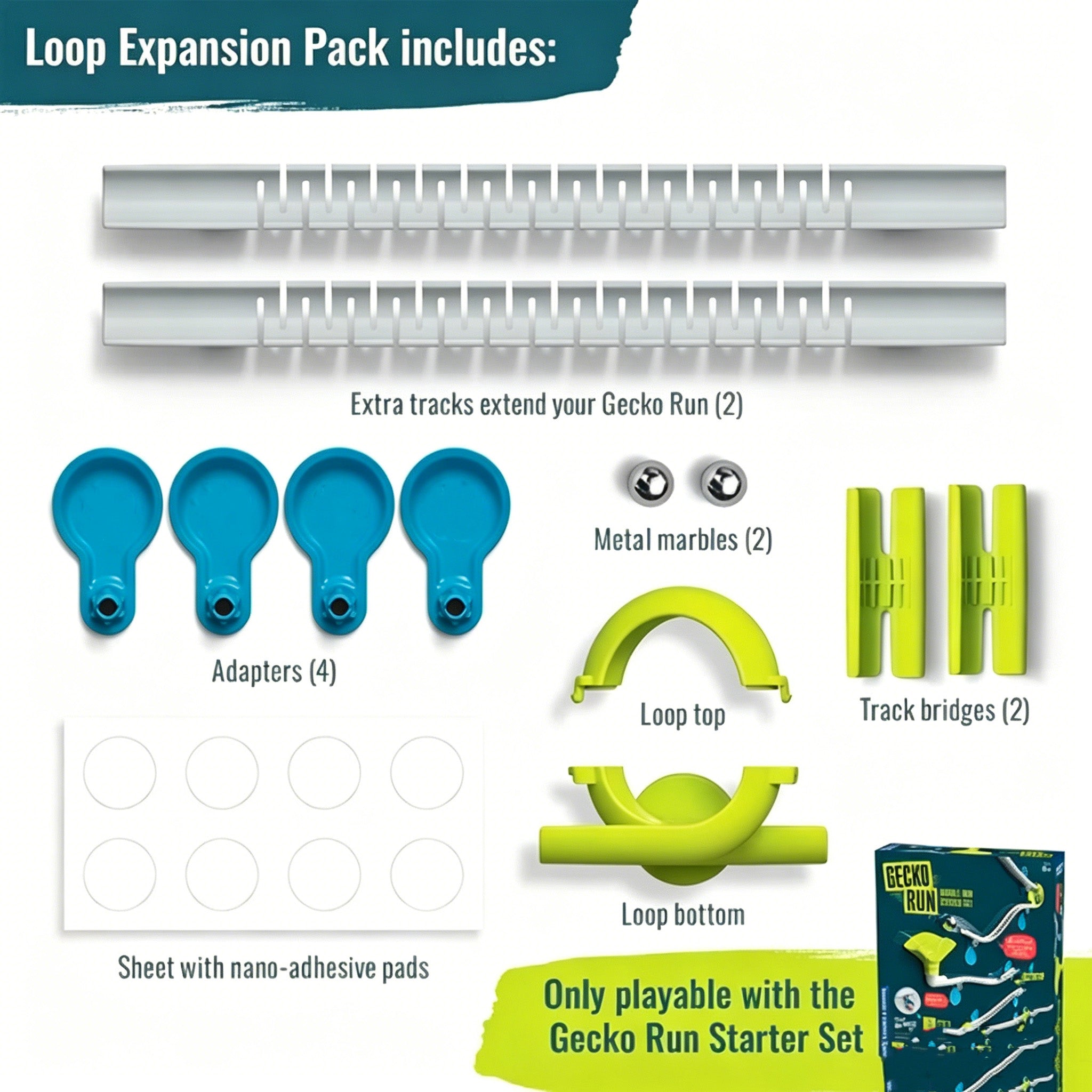 Gecko Runway Marble Track Beginner Set