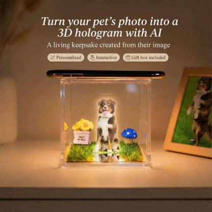 Personalized Holographic Memory Projection – 3D Pet Image, Interactive Keepsake