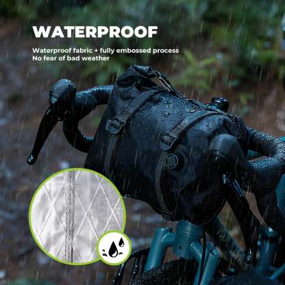 Bikepacking Front Handlebar Rack + Waterproof Compression Bag