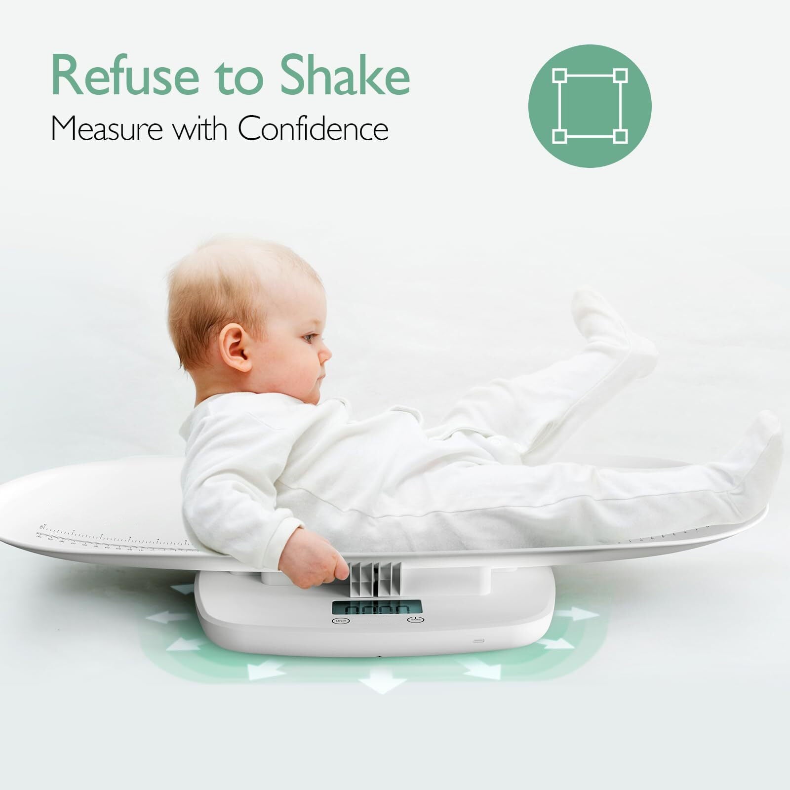 Baby Scale – Detachable Design for Weight & Height Measurement with LED Display