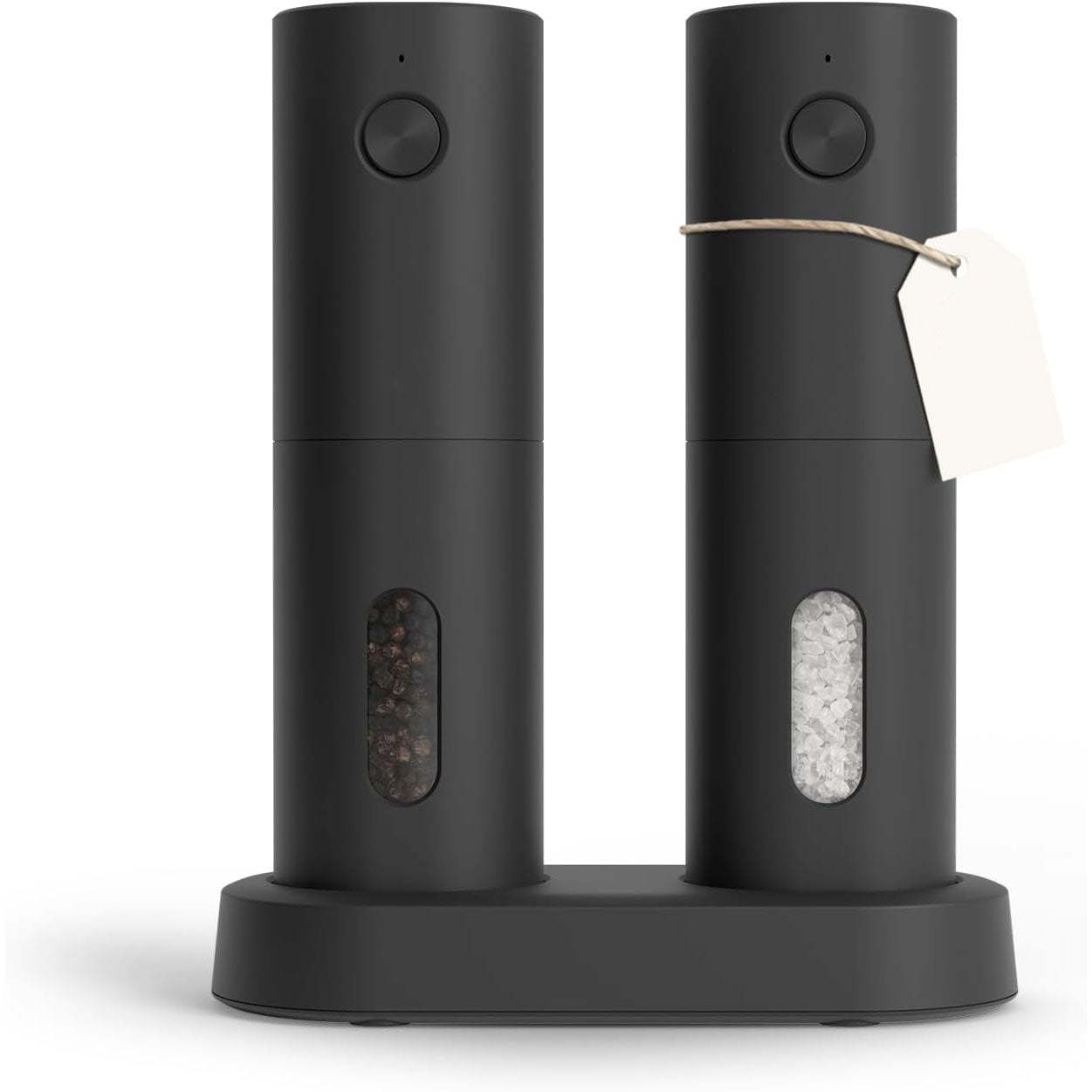 Electric Salt and Pepper Grinder Set – USB Rechargeable Automatic Spice Mills with LED Light & Adjustable Coarseness
