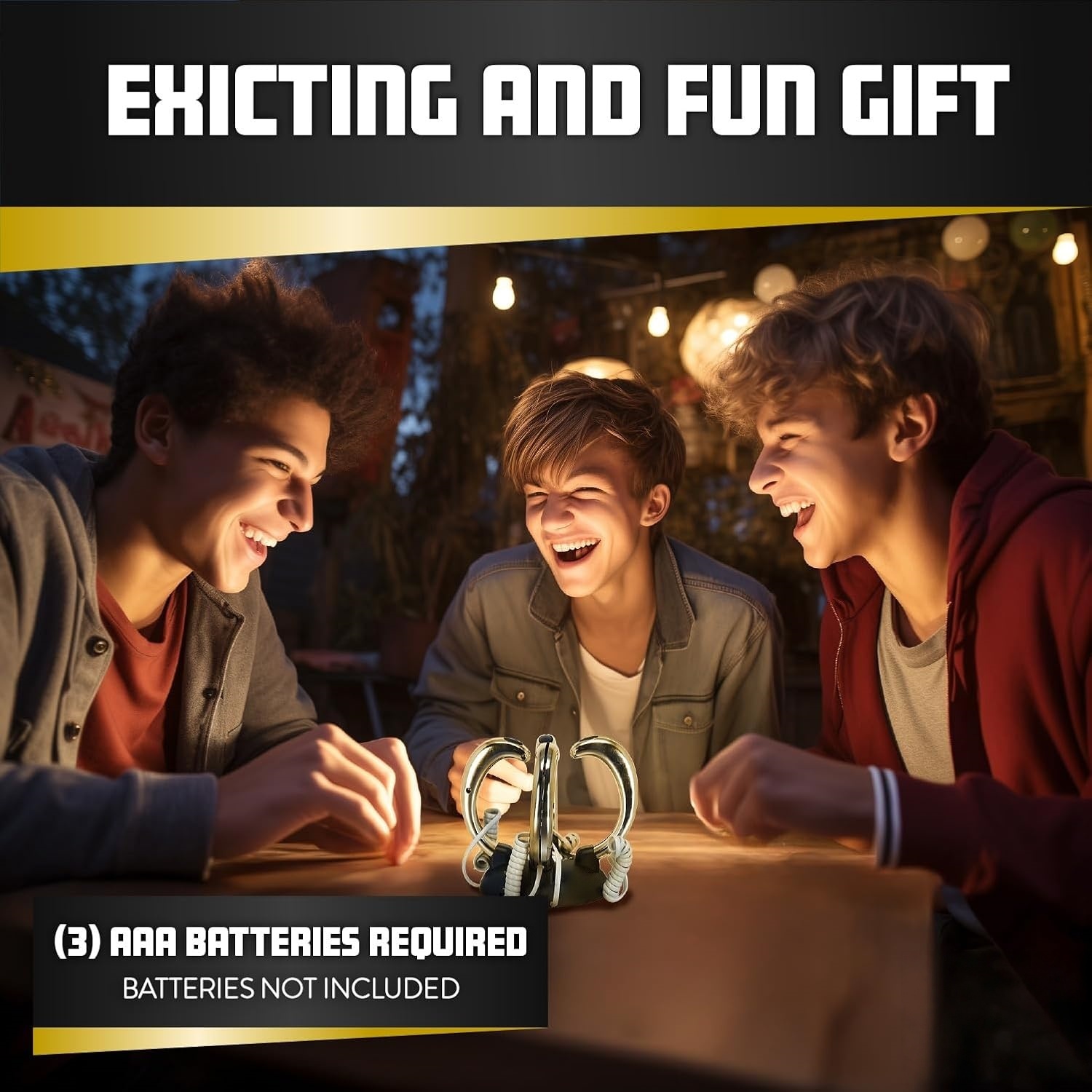 Lightning Reaction Game – Electric Shock Party Game for Teens & Adults