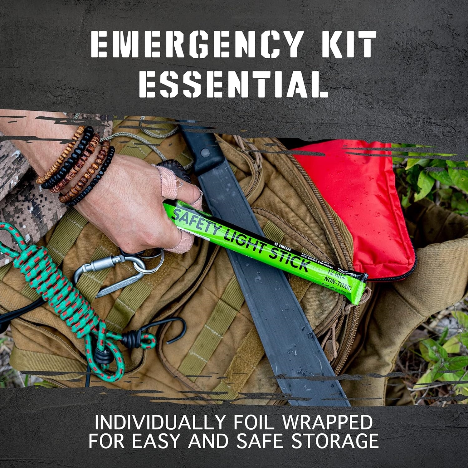 12-Hour Industrial Glow Sticks - Emergency & Survival Light Sticks