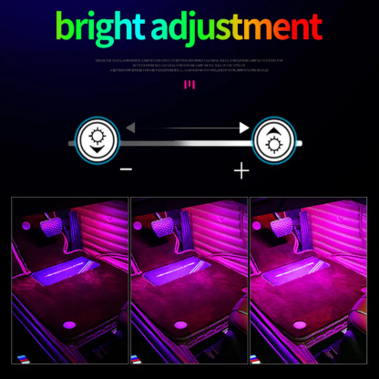 Interior Car Footwell Lights – RGB LED Ambient Lighting Kit