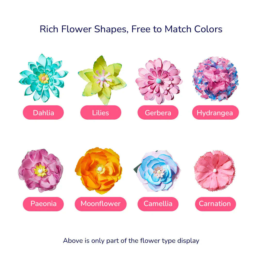 Magic Dyeing Flower Shop 77-Piece Ready-to-Use Tool Set