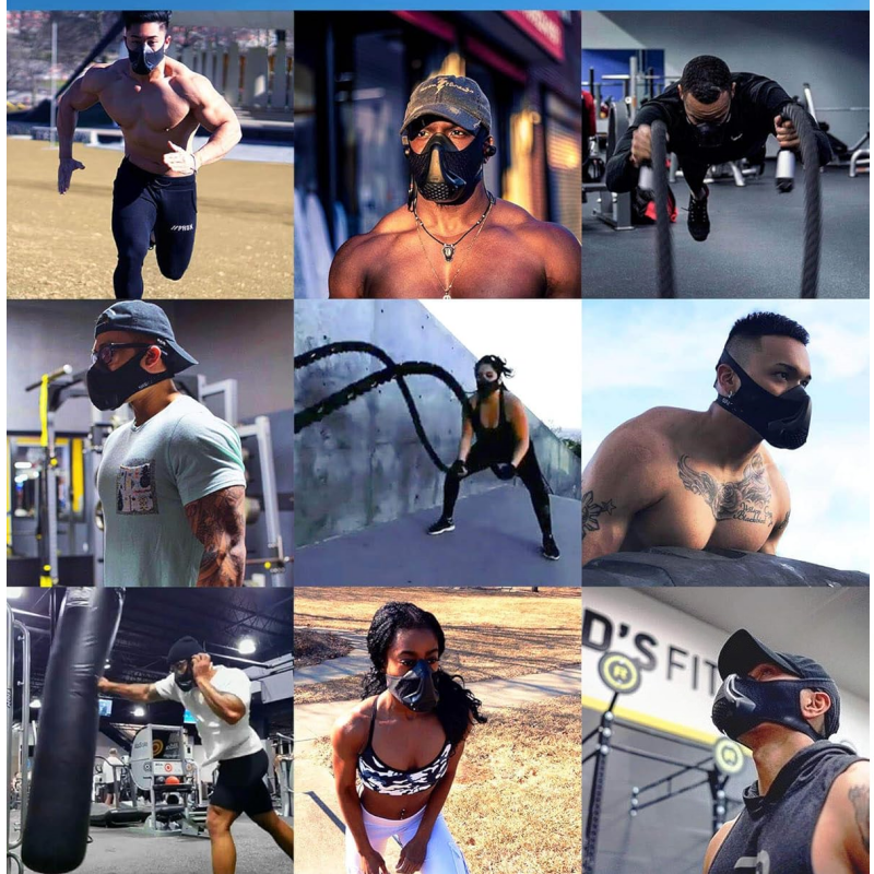 High Altitude Training Mask - Simulated Elevation for Cardio & Endurance