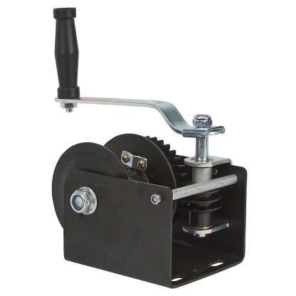 2000 Lb Capacity Worm Gear Hand Winch with Hex Drive