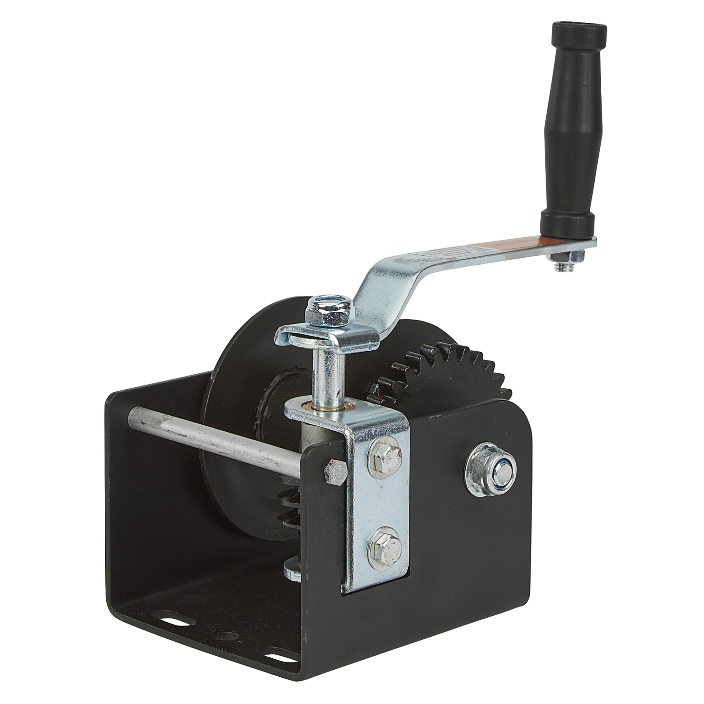 2000 Lb Capacity Worm Gear Hand Winch with Hex Drive