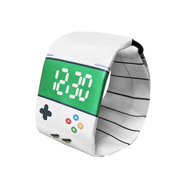 Creative Paper Watch with Digital Display | Waterproof, Magnetic Closure Wristband