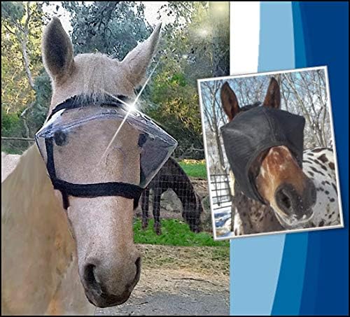 UV Protective Horse Eye Mask for Injury and Sensitivity Support