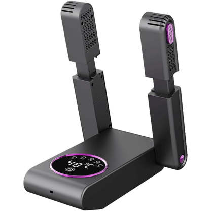 Electric Shoe Dryer & Boot Warmer with Folding Design and Timer