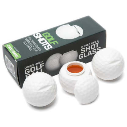 Golf Ball Shaped Shot Glass Set – Fun Gift for Golfers